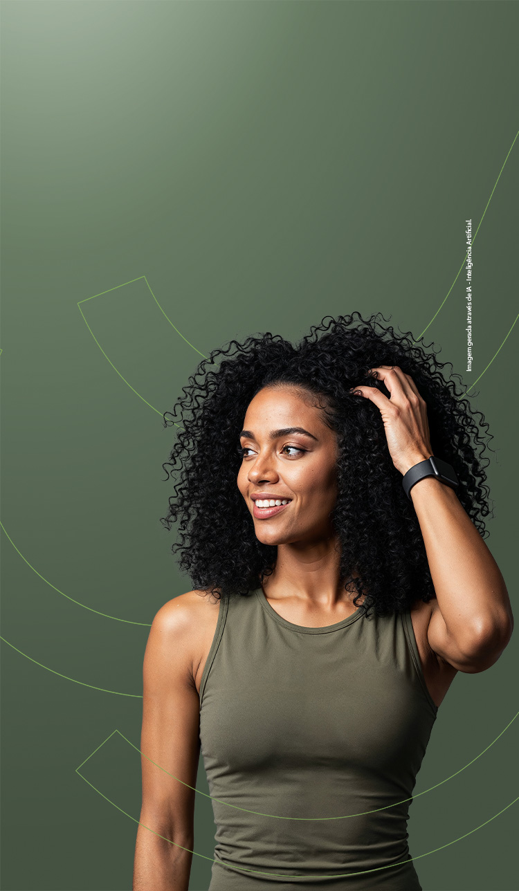 Divulgação informativa sobre a Alameda Viva Bem no Salvador, destacando que oferece serviços de saúde, bem-estar e beleza em um só lugar, no Piso G2. Inclui menção de que é possível saber mais no app.